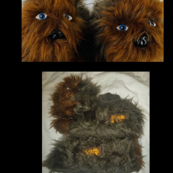 Star Wars Chewbacca  Slippers Little Boys Sz 11/12 - Picture 1 of 1